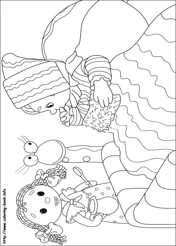 Andy Pandy coloring picture